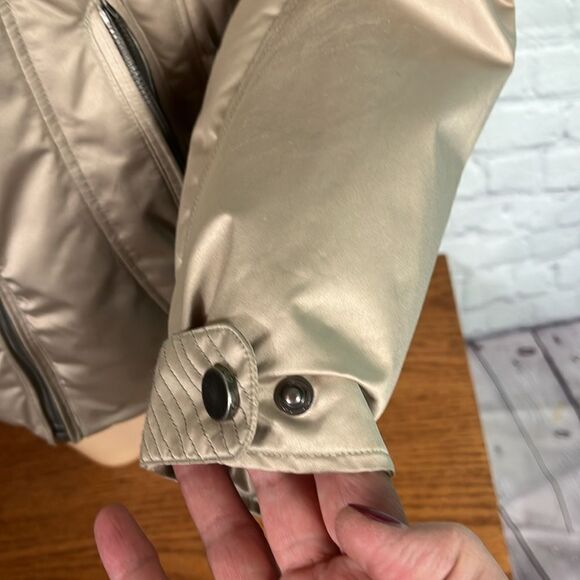 Obermeyer Leighton Champagne or gold full zip winter/ski jacket size 6 - Picture 10 of 16